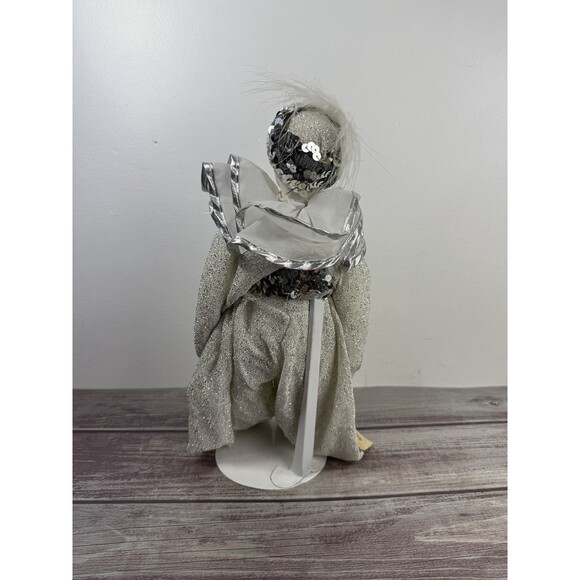 Vintage Capodimonte Deza Porcella Doll Jester Clown 16” Italy w/ Display - Picture 4 of 14